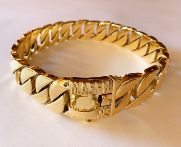 RUGGED CHAINS COLLAR GOLD ��PMC00085������̵����