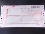 返却用着払い伝票（西濃運輸）