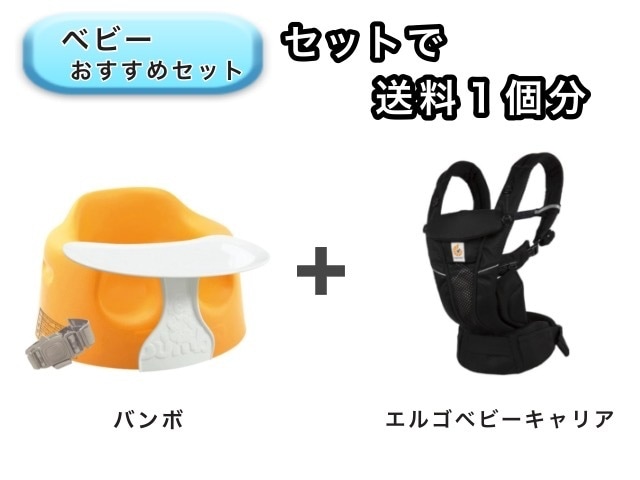 【お得セット】 ベビー2点セット 送料1個分でOK！ バンボ ベビーチェア エルゴ ベビーキャリア
