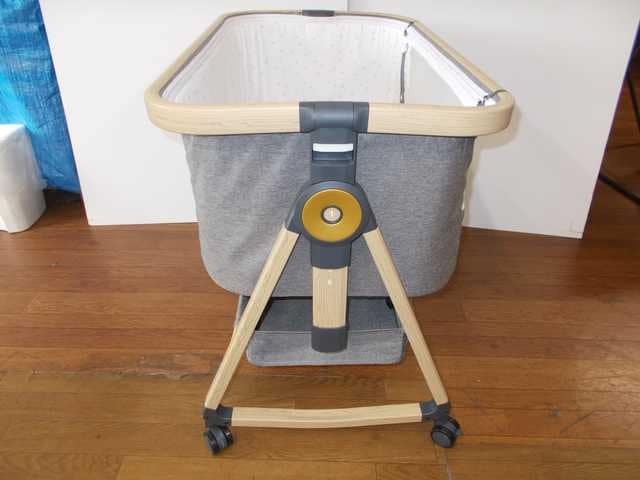 折りたたみ ベビーベッド HZDMJ コンパクト ゆりかご 高さ調節可