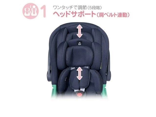 【新安全基準R129対応】 ISOFIX ベビーシート ベビーキャリーEX＋専用ベース 新生児～