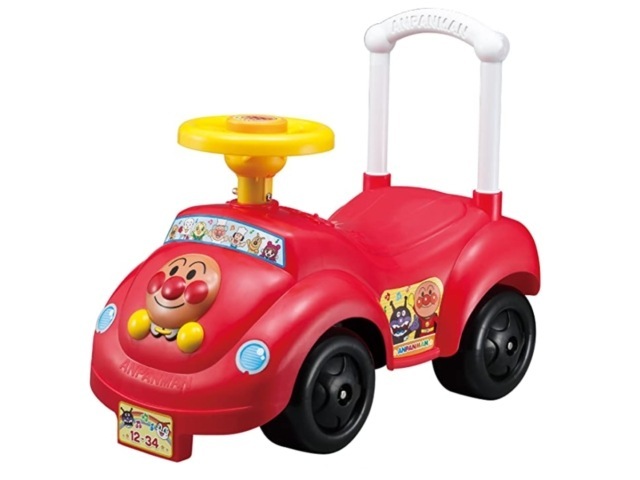 乗用玩具 メロディ アンパンマンカー アガツマ 足こぎ メロディ 屋内用