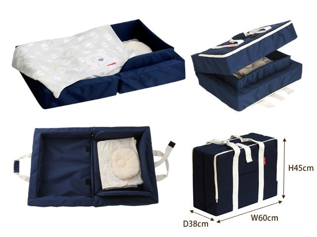 ファルスカ farska コンパクトベッド ライト LIGHT 簡易 ベビーベッド 携帯