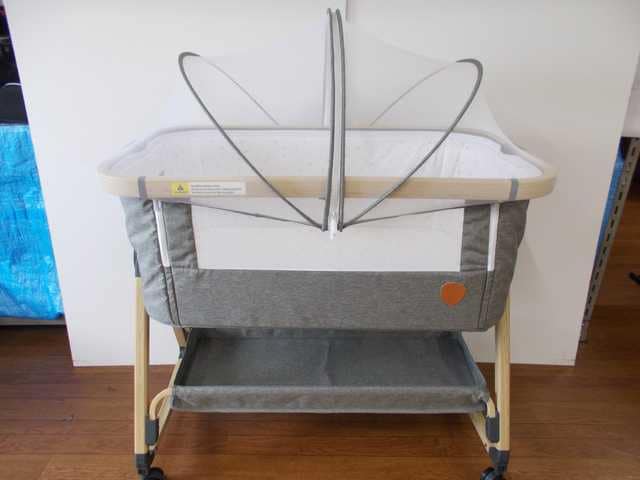 折りたたみ ベビーベッド HZDMJ コンパクト 添い寝 ゆりかご 高さ調節可
