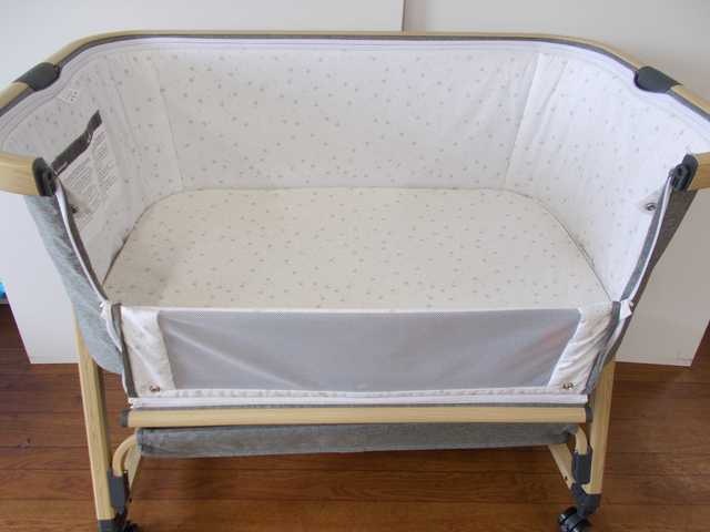 折りたたみ ベビーベッド HZDMJ コンパクト 添い寝 ゆりかご 高さ調節可