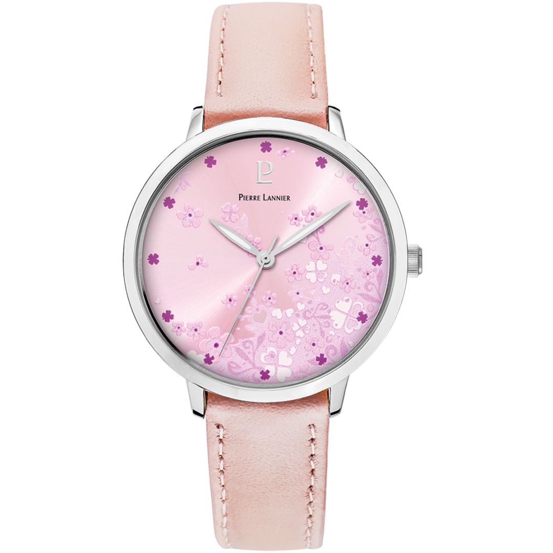 Tallia タリア レディース 腕時計 クオーツ 革ベルト 花