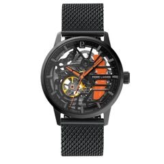 PADDOCK パドック 39ｍｍ 自動巻き ユニセックス 腕時計  金属ベルト スケルトン オレンジ ブラック|パドック（PADDOCK）|おすすめコレクション
