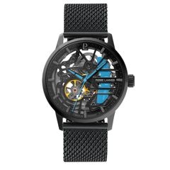 PADDOCK パドック 39ｍｍ 自動巻き ユニセックス 腕時計  金属ベルト スケルトン ブルー ブラック|パドック（PADDOCK）|おすすめコレクション
