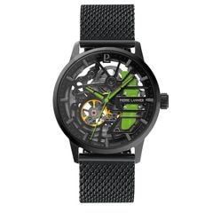 PADDOCK パドック 39ｍｍ 自動巻き ユニセックス 腕時計  金属ベルト スケルトン グリーン ブラック|パドック（PADDOCK）|おすすめコレクション