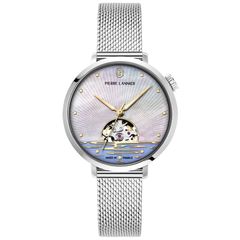 OPAL made in AUSTRALIA レディース　腕時計。 AUSTRALE 自動巻き レディース 腕時計 革ベルト シルバー シェル文字盤