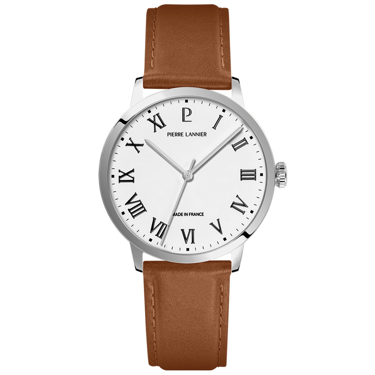 Interval インターバル 40mm メンズ 腕時計 クオーツ 革ベルト 白文字