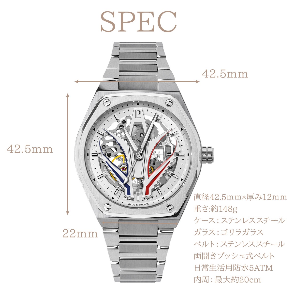 ARDENT ������� ��ư���� 42.5mm ��� �ӻ��� ������ȥ� ��°�٥�� �᥿�� ����С� 