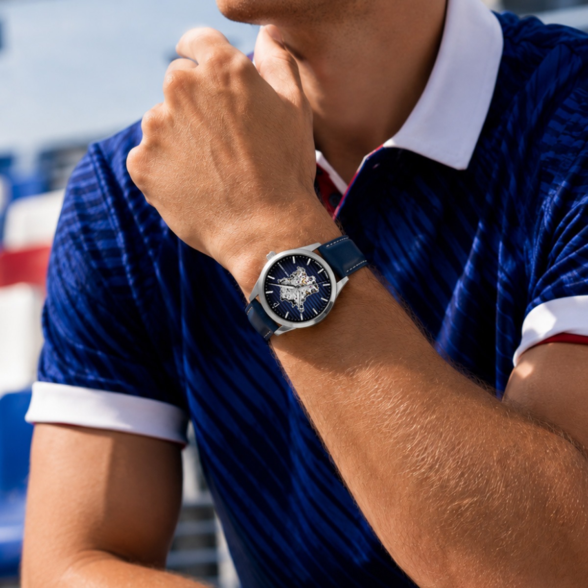 MONARCK ��ʡ��� 43mm ��ư���� ��� �ӻ��� ������ȥ� �ץ٥�� �ȥꥳ������