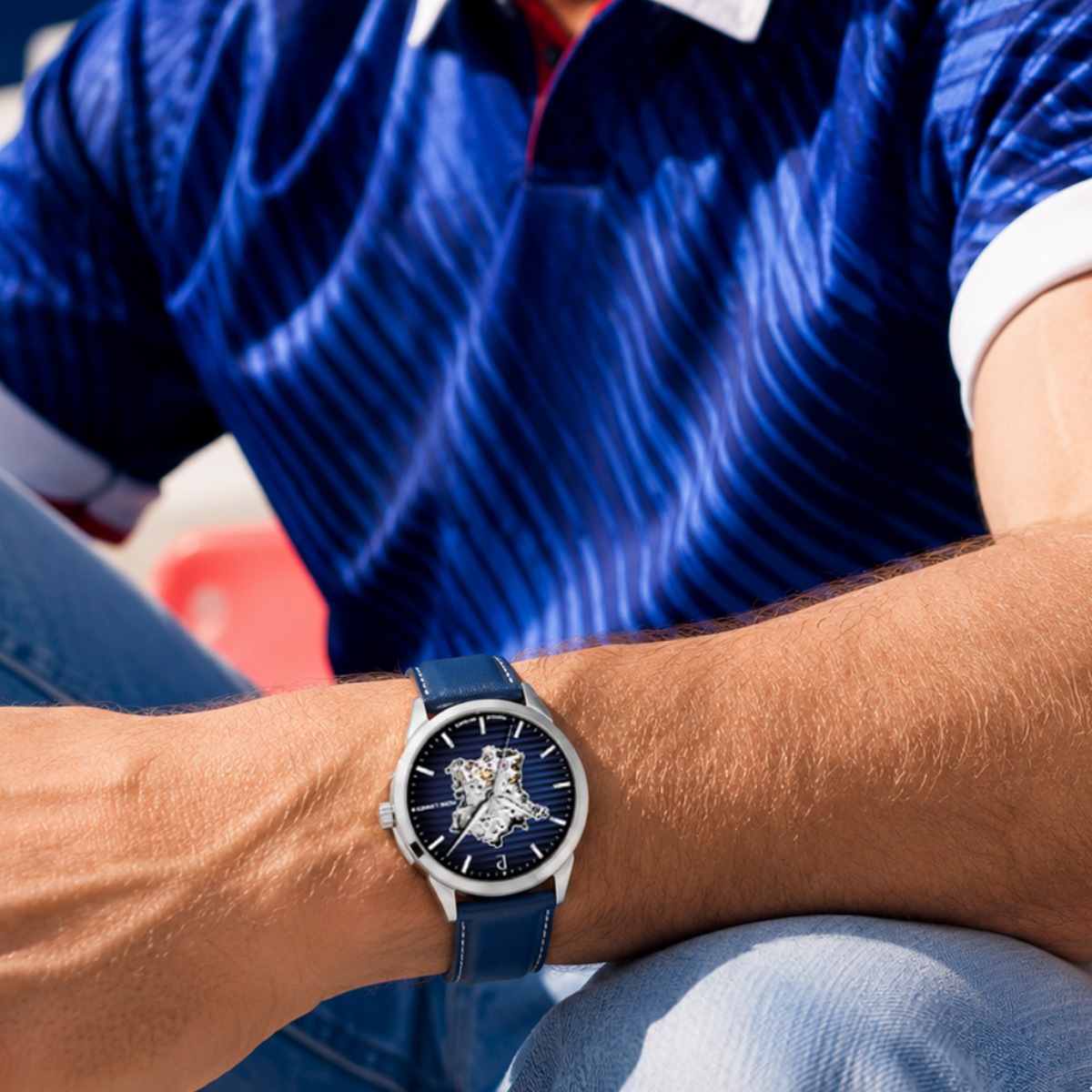 MONARCK ��ʡ��� 43mm ��ư���� ��� �ӻ��� ������ȥ� �ץ٥�� �ȥꥳ������