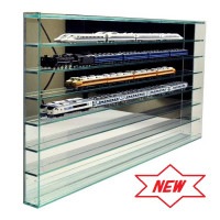 フロントオープン式/Nゲージ/鉄道模型/コレクションケース/固定棚タイプ/ 壁掛け/幅110cm