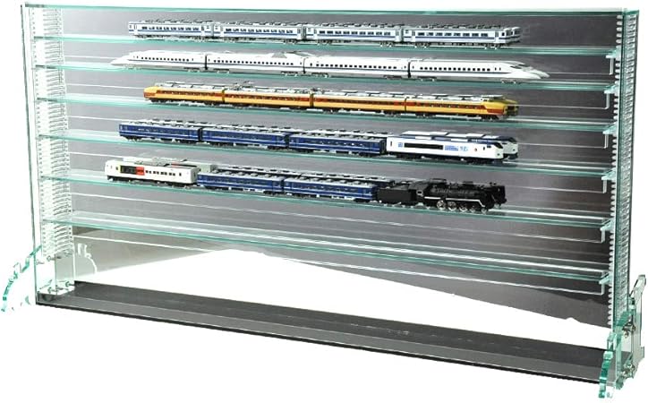 フロントオープン式/Nゲージ/鉄道模型/コレクションケース/7mm上下移動