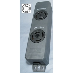 接地形3P 250V 20A ダブルタップ引掛形20A 【4223NT】