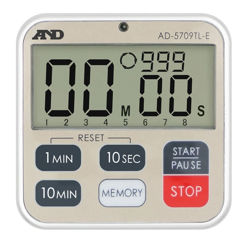 A&D 【8ステップまで対応】 インターバルタイマー 100分形 AD-5709TL-E