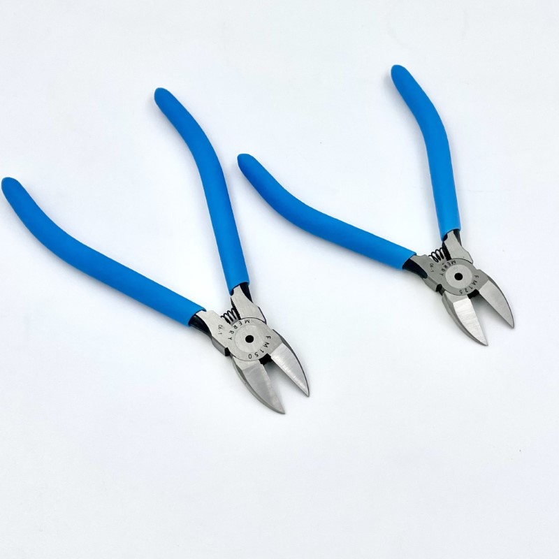 メリー【アウトレット】プラスチックニッパー 125mm FM125 (平刃/バネ付)