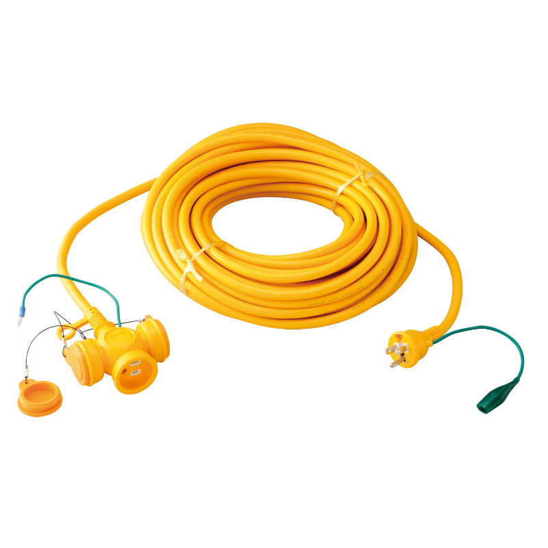 やわらか延長コード 屋外用|プラグ3Pタイプ