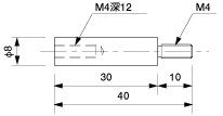 【アインツ】 370342 延長軸・ミニシリンダー用　　　　　　　