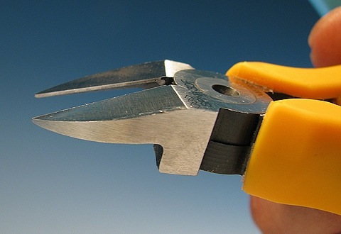 メリー プラスチックニッパ 130mm SPN130F (平刃/6丁セット)