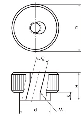 クイッククランプノブ KQC-24-M6