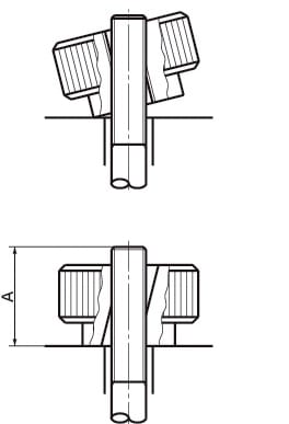 クイッククランプノブ KQC-24-M6
