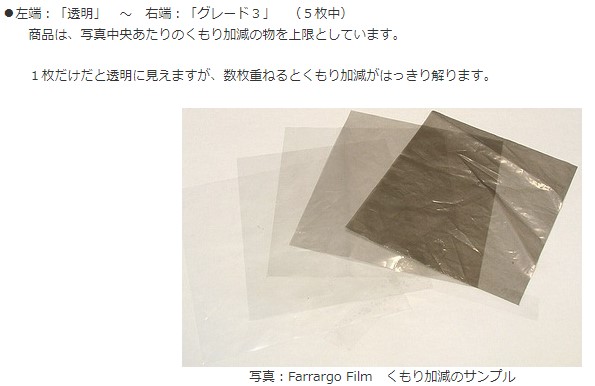 ﾌｧﾗｰｺﾞﾌｨﾙﾑ（シート）0.05x950mm　100ｍ巻