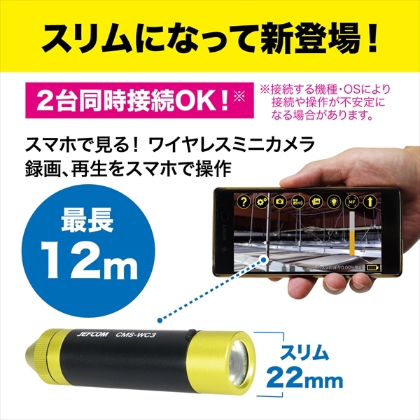 らくらくみるサーチミニ ジェフコム社製ワイヤレスカメラシステム らくらくみるサーチミニ