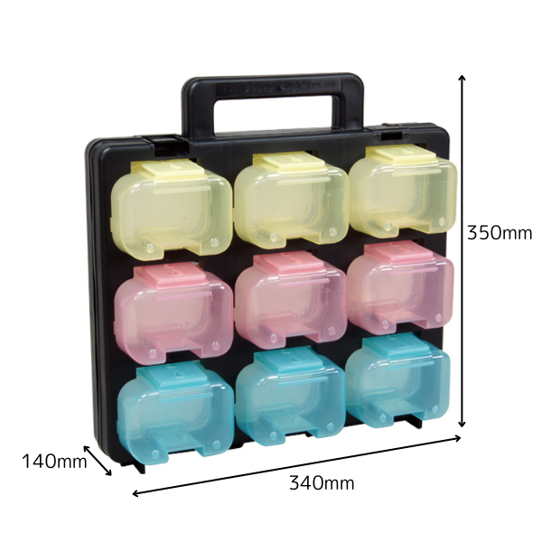 JEFCOM 【パーツ整理】スケルトンパーツボックス