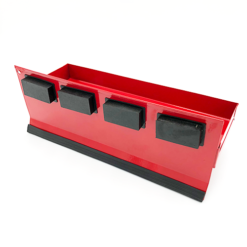 マグネット式工具トレイ (ワイド・赤)
