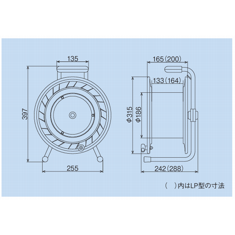 三相４芯200V用コードリール