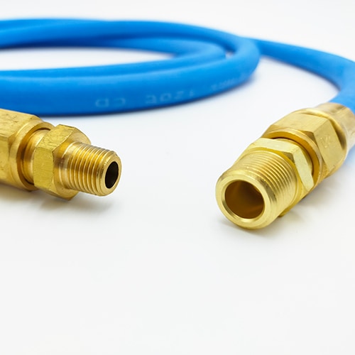 温調機送返媒用ホース(熱水用120℃) 長さ4.0m