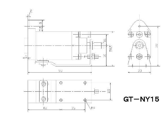 【ベッセル】スライドエアーニッパーヨコ型 (GT-NY15-4/GT-NY15R-4)