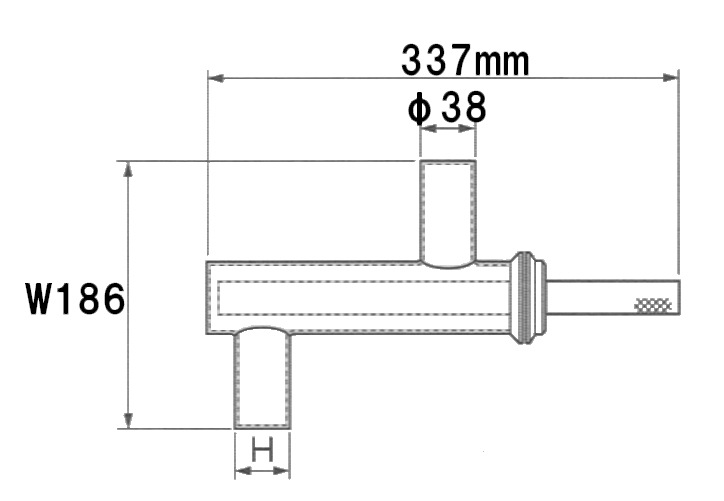 金属異物除去器 マジックキャッチ MC-227-25-38 | 輸送配管取り付け