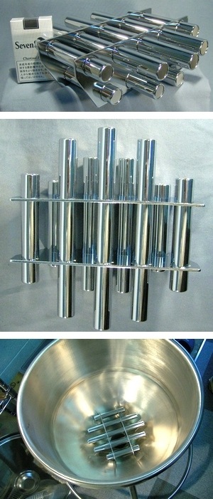 金属異物除去器 マグネットセパレーター丸形2段｜ホッパー用