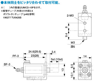 【アインツ】 200125 マイクロミニシリンダー・スリム型　　　