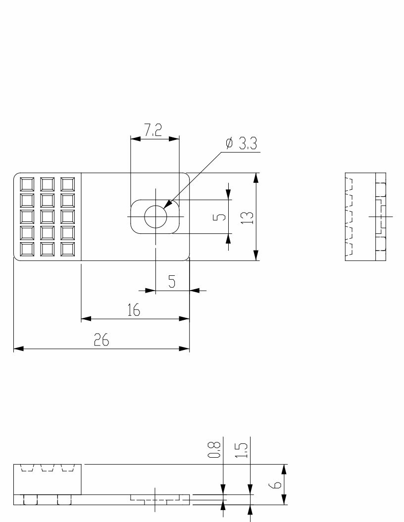 【アインツ】 023358 当板・角型・白・マイクロ・引込用