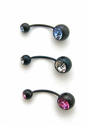 大特価！<br>バナナバーベルボディピアス18G?16G