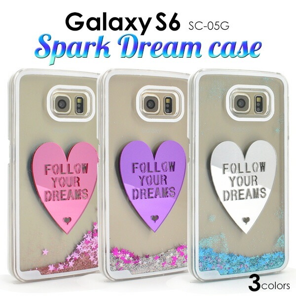 メール便送料無料<br>GALAXY S6 SC-05G用スパーキングドリームケース