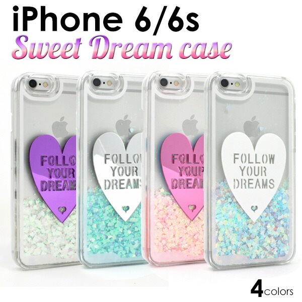 メール便送料無料<br>iPhone 6/iPhone6S用スウィートドリームケース
