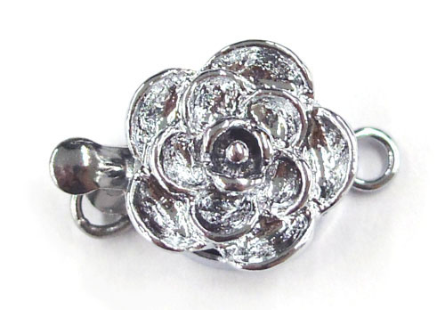 ネックレスクラスプ/フラワーデザイン