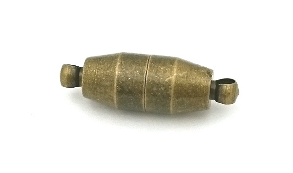 マグネット式ネックレスクラスプ（シンプルタイプ）/アンティーク調ブラウン