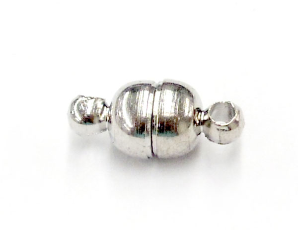 マグネット式クラスプ/シルバー 楕円型SS