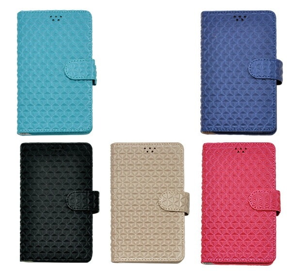 メール便送料無料<br>AQUOS EVER SH-02J/AQUOS U SHV37/Disney mobile DM-01J/AQUOS SH-M04/SH-M04-A/AQUOS L・L2 UQ mobile/AQUOS L2 SH-L02 J:COM 用スライド式トライアングルデザインレザーケースポーチ