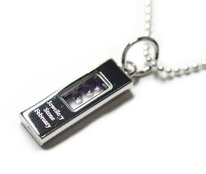 送料無料<br>シルバー925バースデーストーンネックレス/2月アメジスト