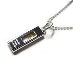 送料無料<br>シルバー925バースデーストーンネックレストップ/11月シトリン