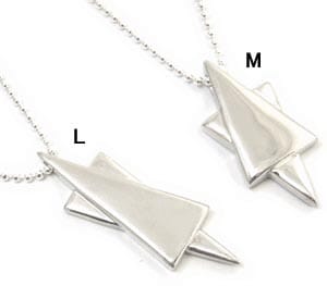 送料無料<br>シルバー925スタープレートネックレストップ