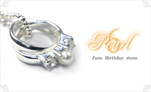 送料無料<br>シルバー9252連プチリングネックレス/パール